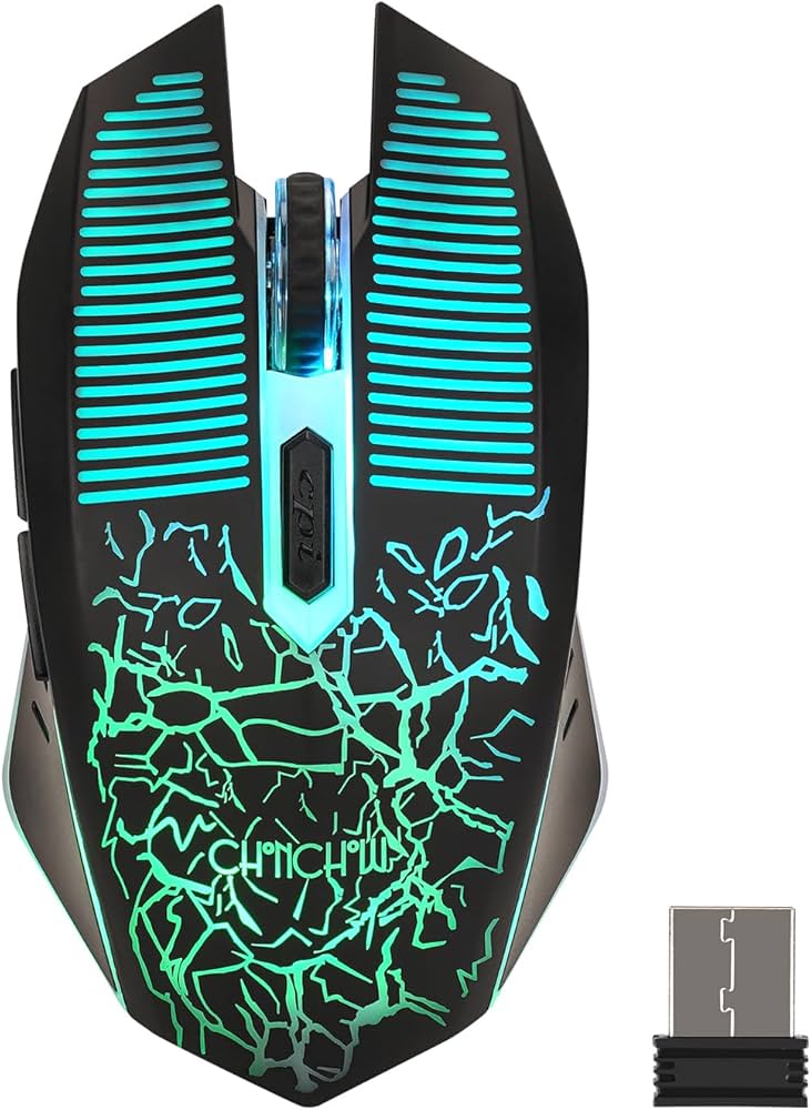 Amazon | CHONCHOW ゲーミングマウス ワイヤレス 2.4GHZ 充電 無線