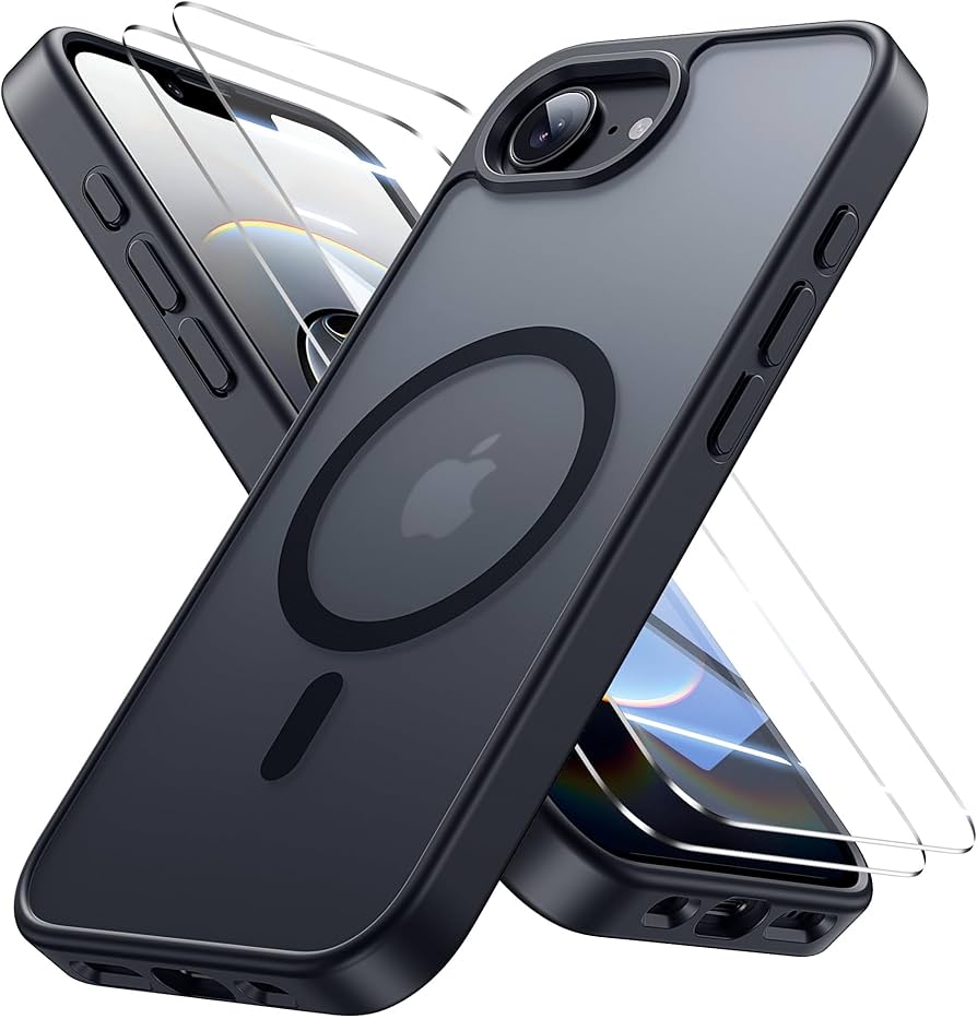 Amazon.co.jp: Bruzaio iPhone 16e/iPhone 17e ケース【強化フィルム2