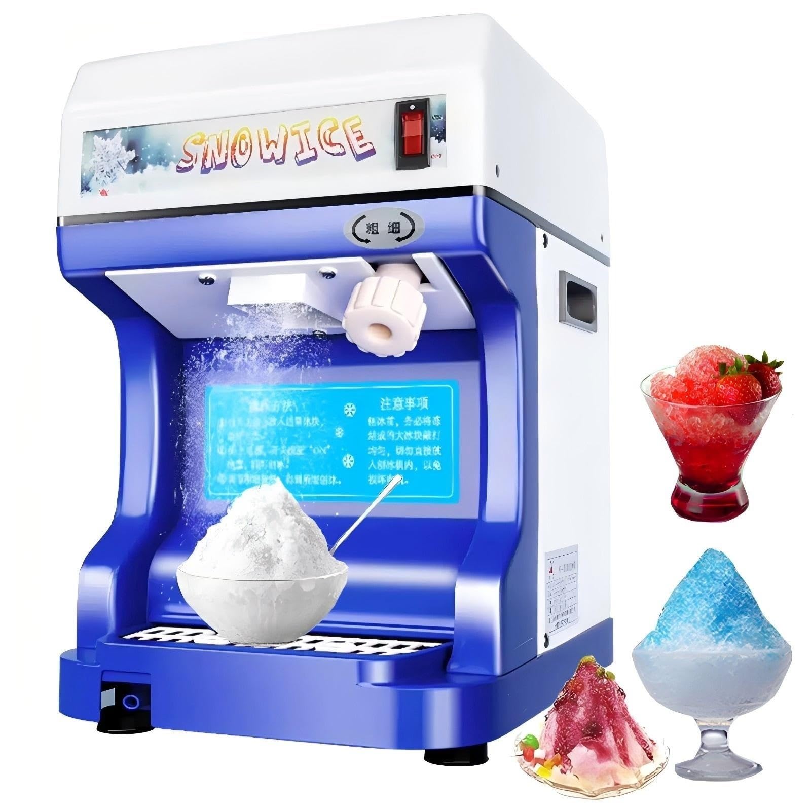 Amazon.co.jp: LOOPFKL 業務用電動かき氷機 ふわふわ かき氷器 110V