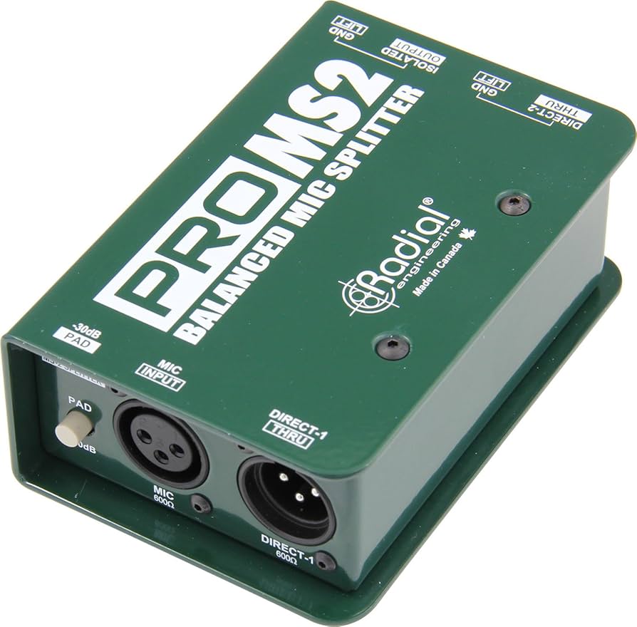 Amazon | Radial ラジアル マイク・スプリッター Pro MS2 【国内正規