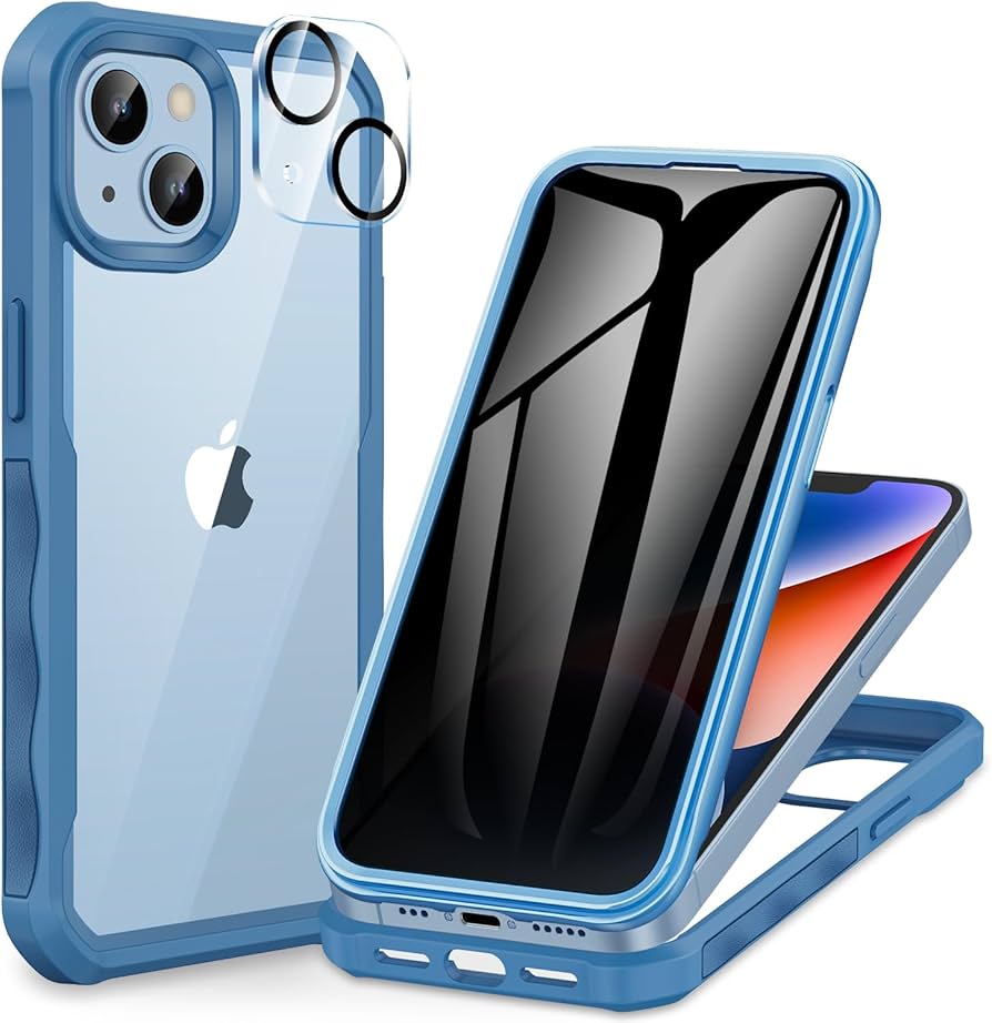 Amazon.com: CENHUFO Privacy for iPhone 14 Case/iPhone 13 Case