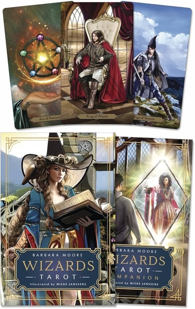 Wizards Tarot: Moore, Barbara, Janssens, Mieke: 9780738760285