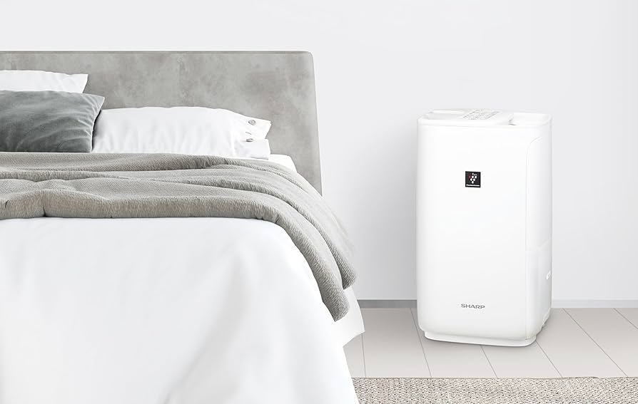 Amazon | シャープ 加湿器 ハイブリッド HV-R75-W ホワイト 容量4L