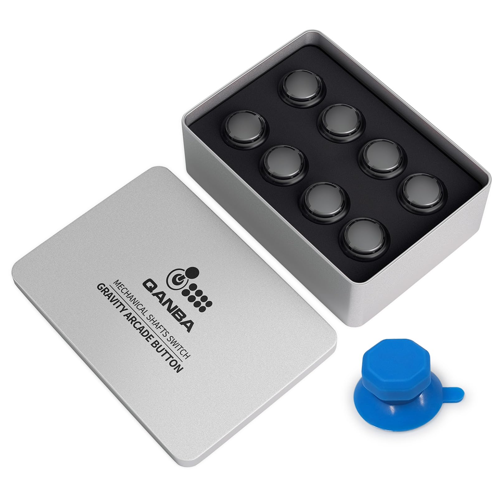 Amazon.co.jp: QANBA Gravity KT アケコン ボタン 可変ストローク 静音