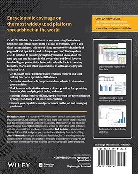 Excel 2019 Bible: Alexander, Michael, Kusleika, Richard