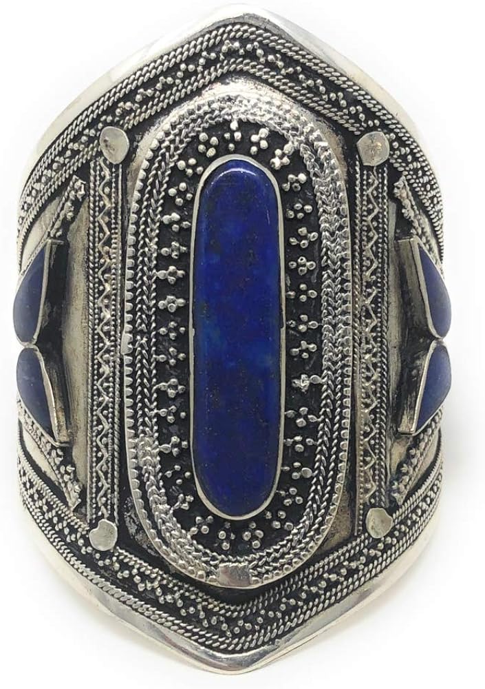 Amazon | Afghanトライバルアンティーク仕上げメタルカフブレスレット