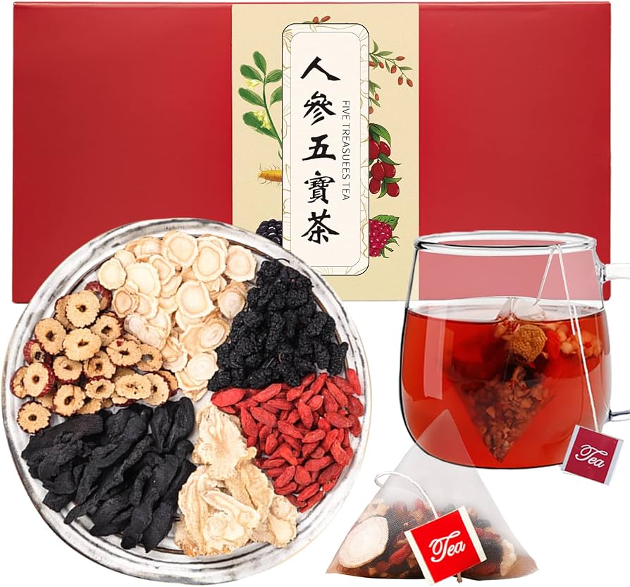 Amazon.com : Hee Creek Ginseng five treasure tea Wubao Tea Men's
