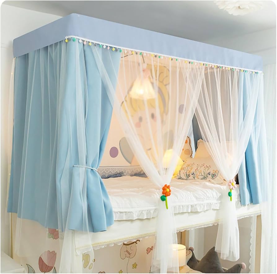 Amazon｜天蓋カーテン ベッドフレーム プリンセスベッドネット