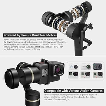 FeiyuTech FY-G5 3-Axis Water Splash-Proof Handheld Gimbal for
