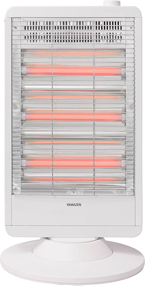 Amazon | [山善] 遠赤外線 電気ストーブ ヒーター 左右自動首振り 3