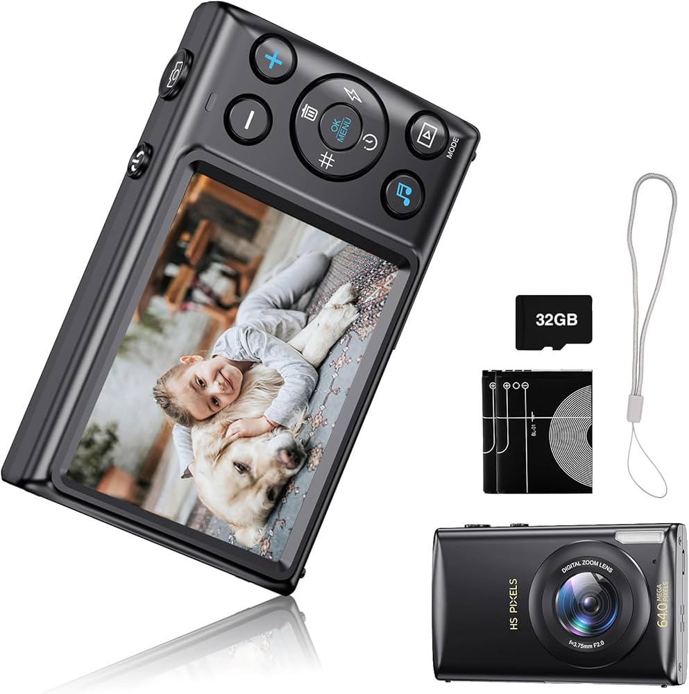 Amazon | デジタルカメラ デジカメ 6400万画素 4K動画撮影 オート