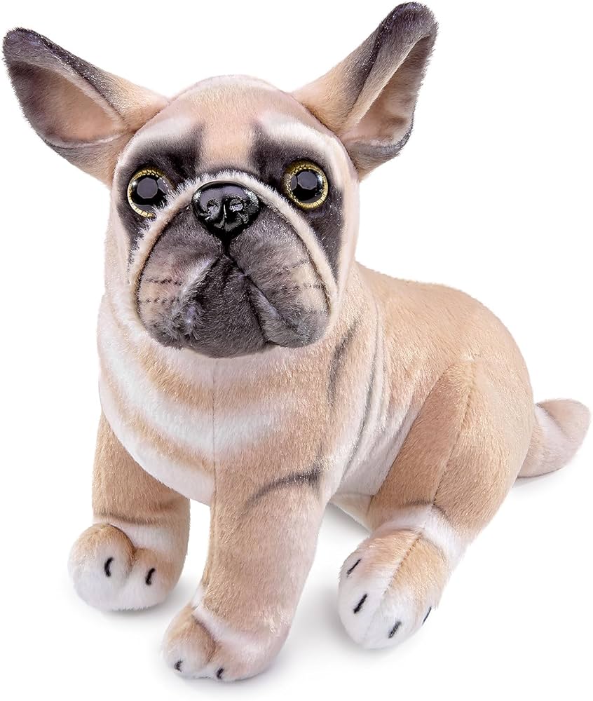 Amazon.co.jp: ZHONGXIN MADE ブルドッグぬいぐるみ リアルな