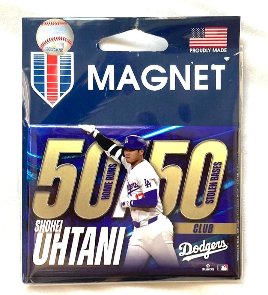 Amazon.co.jp: 【海外限定】大谷翔平 50/50 記念 マグネット
