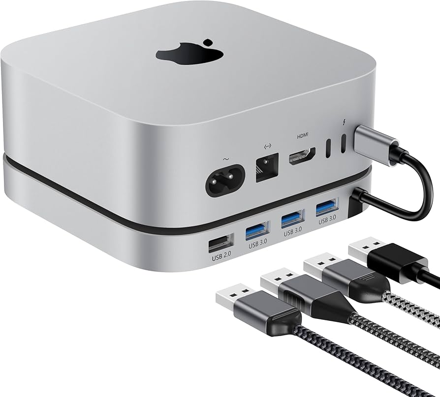 Amazon | Stouchi Mac Mini M4 ドッキングステーション USB-Cハブ 6-in