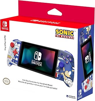 Controle com fio Ergonômico HORI Split Pad Pro Edição Sonic Para