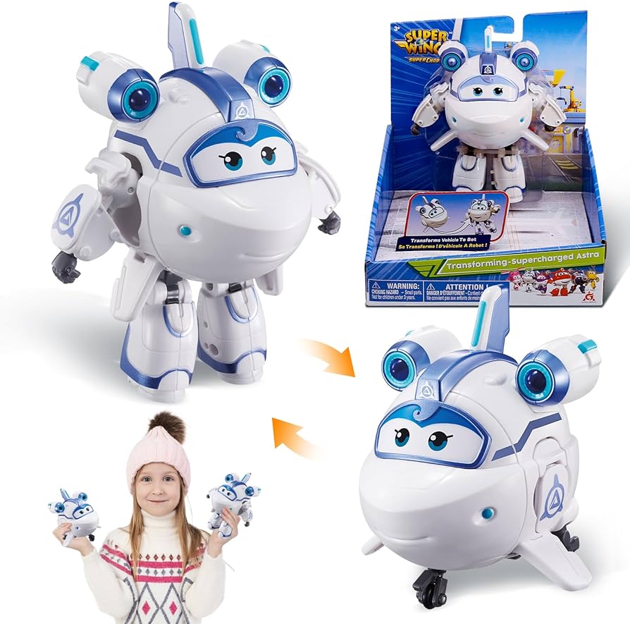 Amazon.co.jp: Super Wings 5インチ 変身 スーパーチャージ アストラ