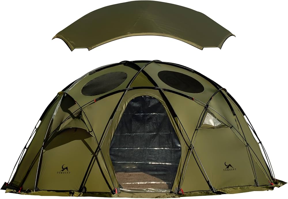 Amazon.co.jp: MC ドームテント 大型 70Dナイロン 直径505cm 高さ225cm