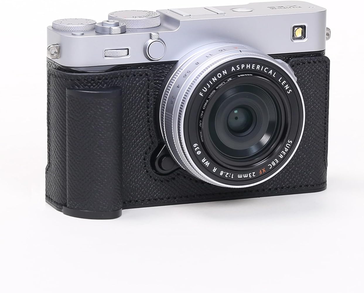 FUJIFILM X-A5 シルバー 美品 純正レザーケース・取説付 動作良好