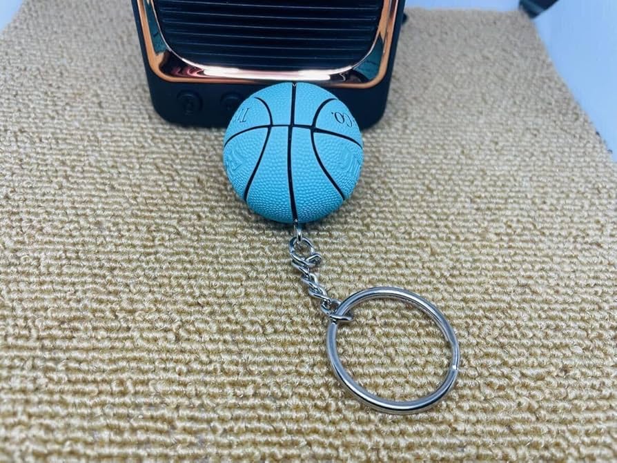 Amazon.co.jp: バスケットボール キーホルダー ブルー ティファニー 2