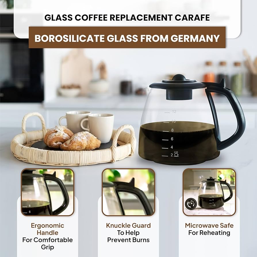 Amazon.com: 12-Cup Replacement Glass Carafe for Cuisinart