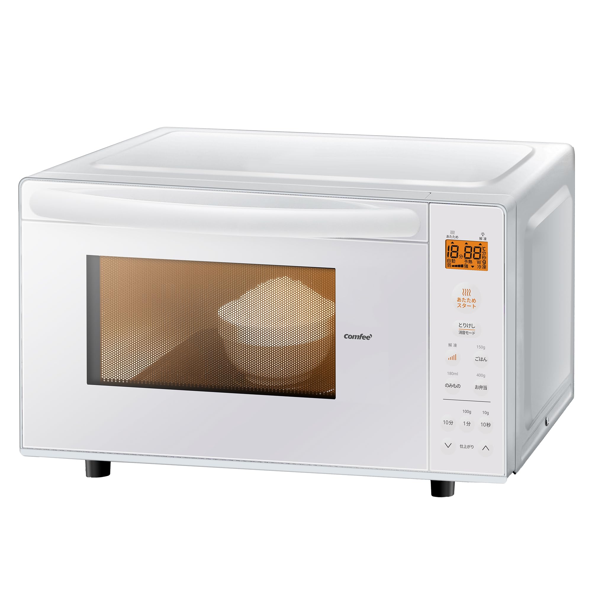 Amazon | コンフィー(COMFEE') 電子レンジ 17L フラットテーブル 縦