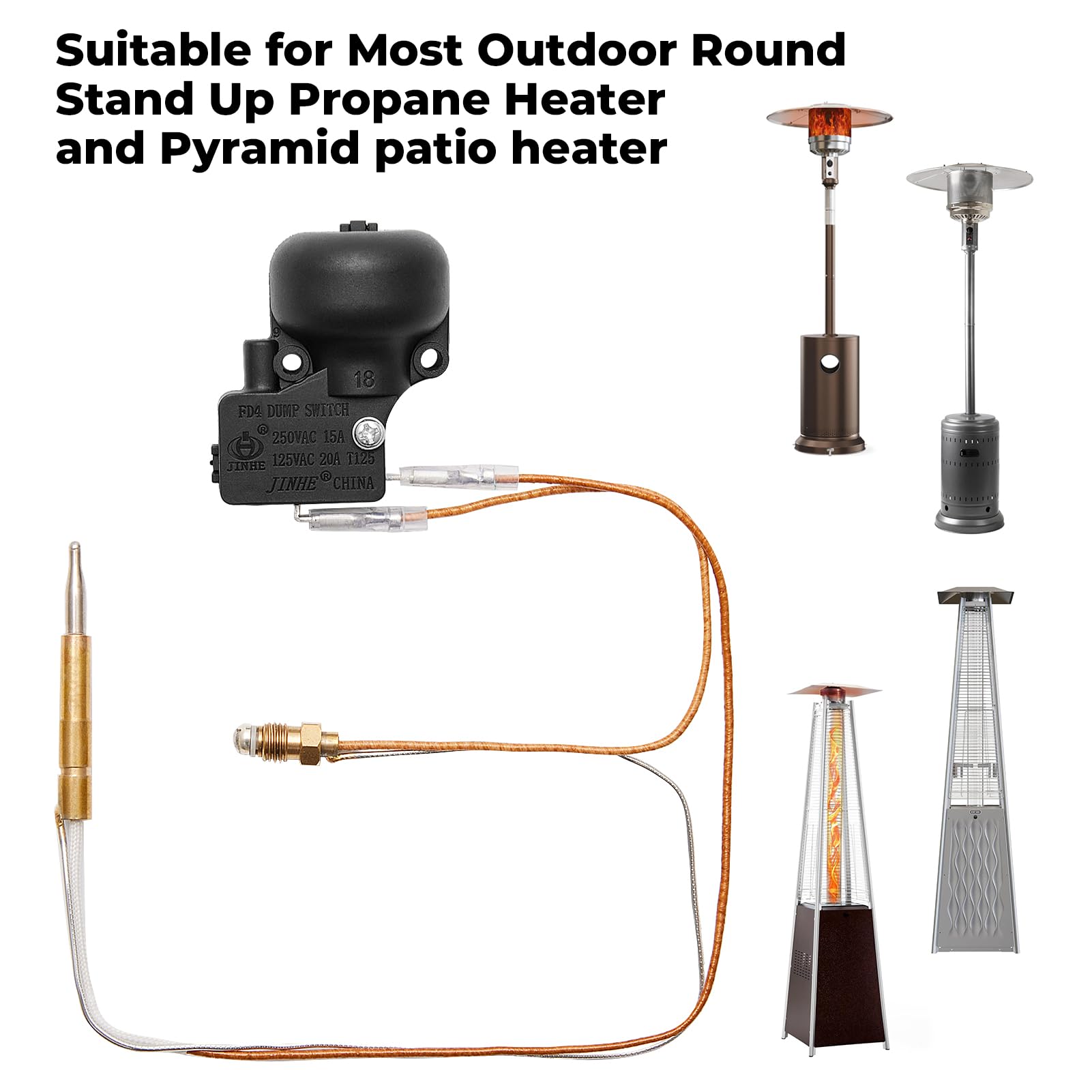 Amazon.com: Outdoor Heater Replacement Parts Thermocouple & Tilt