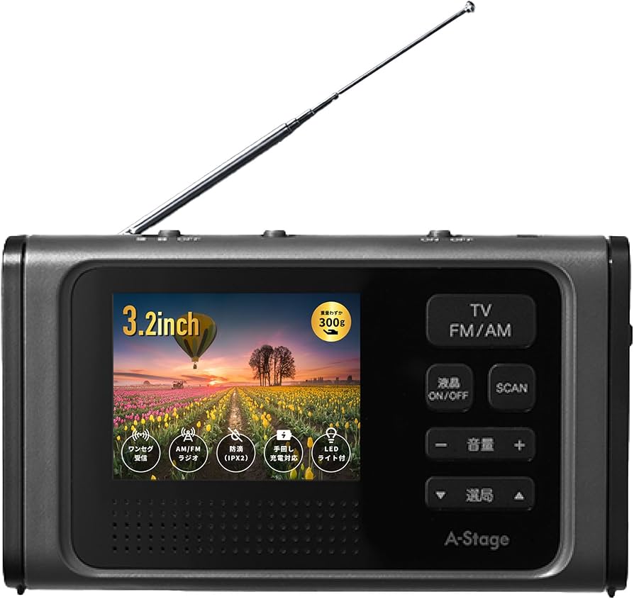 Amazon.co.jp: [東京Deco] ポータブルラジオ 3.2インチ 携帯テレビ