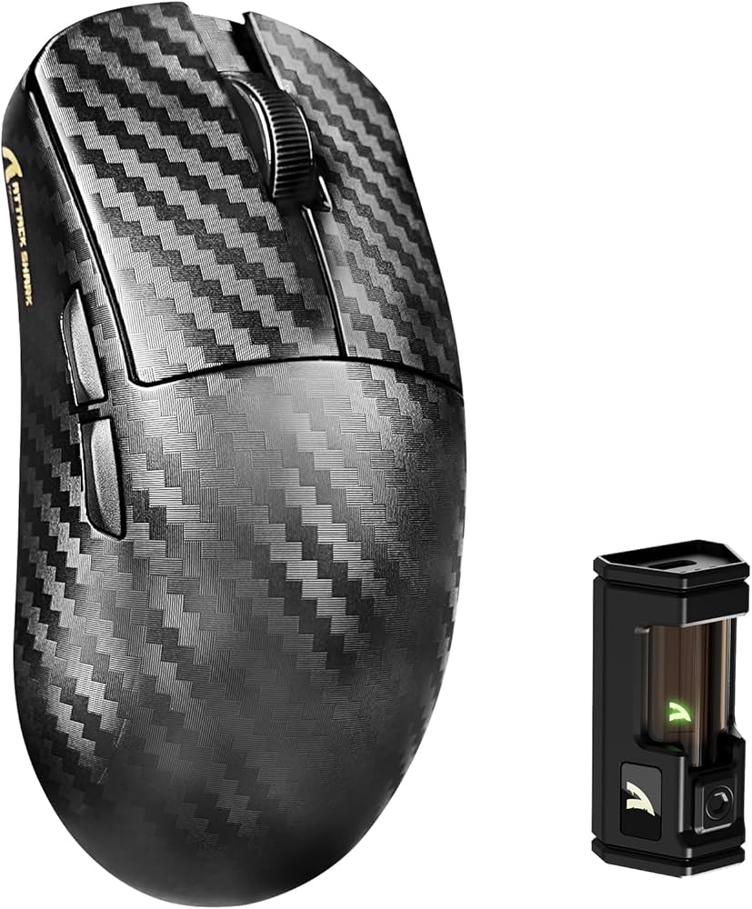 Amazon | ATTACK SHARK R11Ultra 影鮫 ワイヤレスゲーミングマウス 超