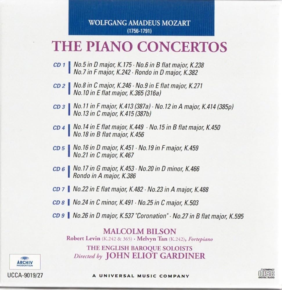 Amazon.co.jp: モーツァルト:ピアノ協奏曲全集: ミュージック