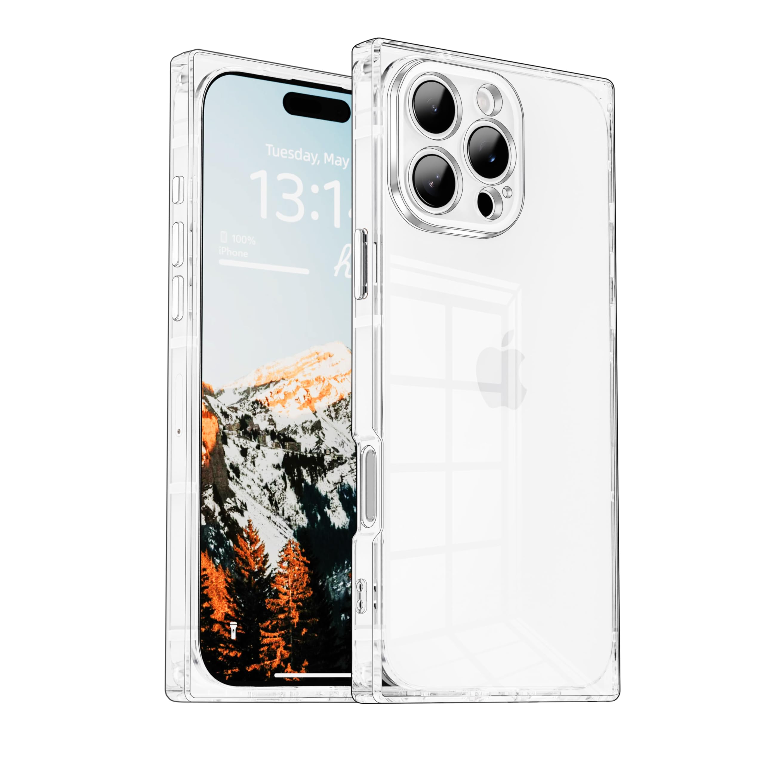 Amazon.com: IAIYOXI Rectangle Case Compatible for iPhone 13 Pro