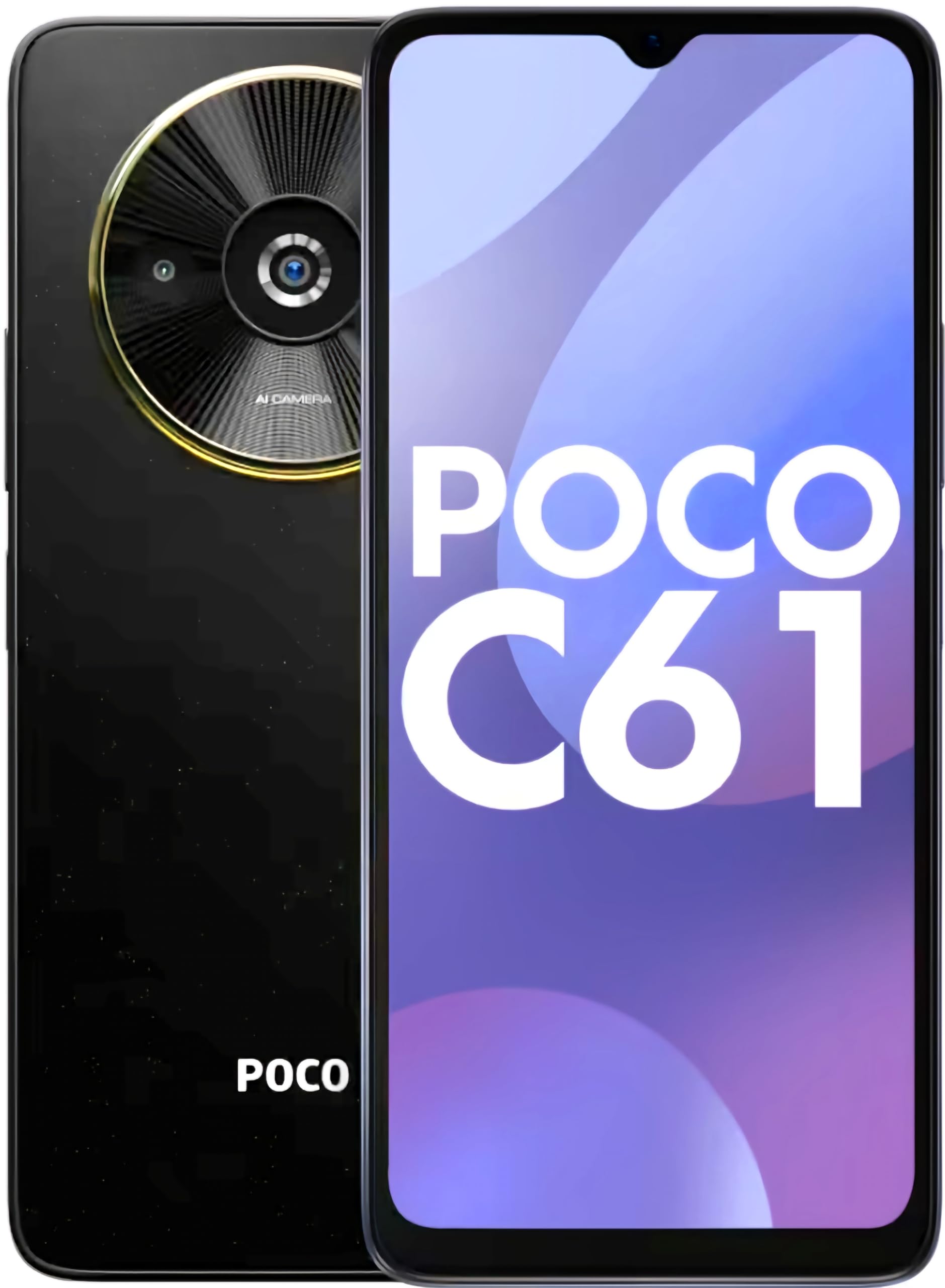 Poco C61 Diamond Dust Black 4GB RAM 64GB ROM : Amazon.in: Electronics