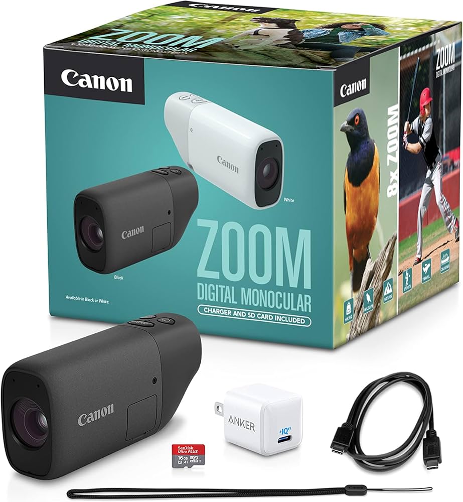 Buy Canon Zoom Digital Monocular Kit with USB-C Charger, microSD
