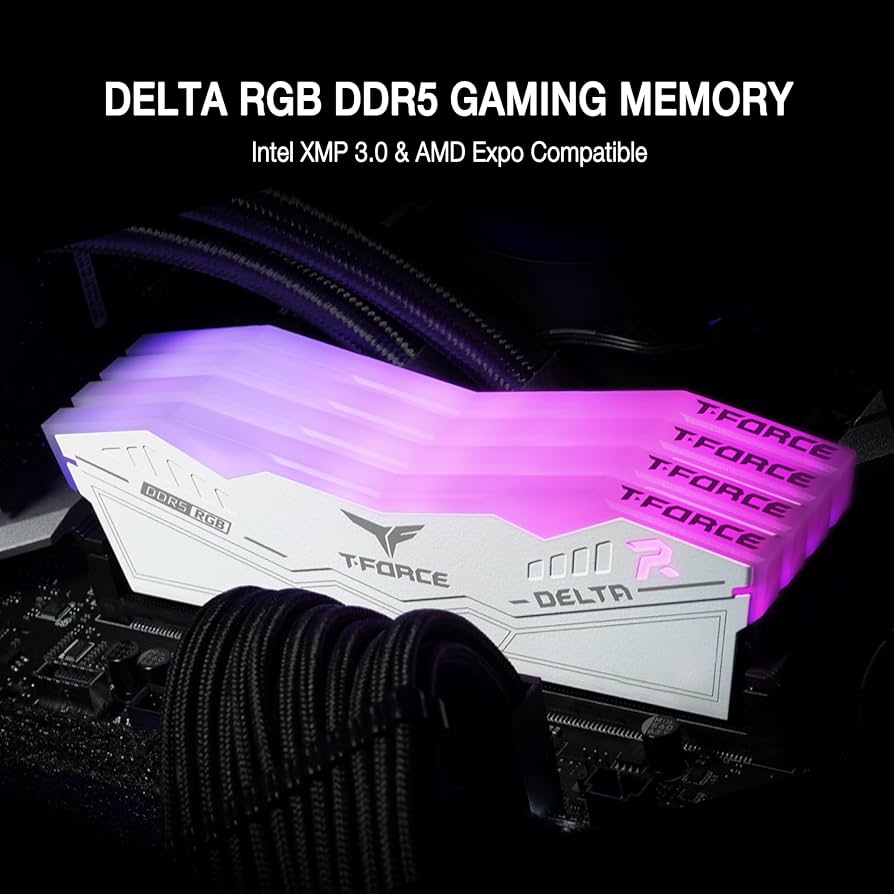 Amazon.co.jp: TEAMGROUP T-Force Delta RGB DDR5 Ram 32GB (2x16GB