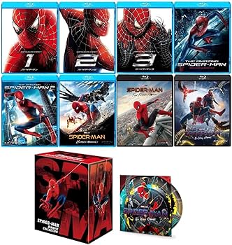 Amazon.co.jp: スパイダーマン シリーズ ブルーレイ 8MOVIEセット
