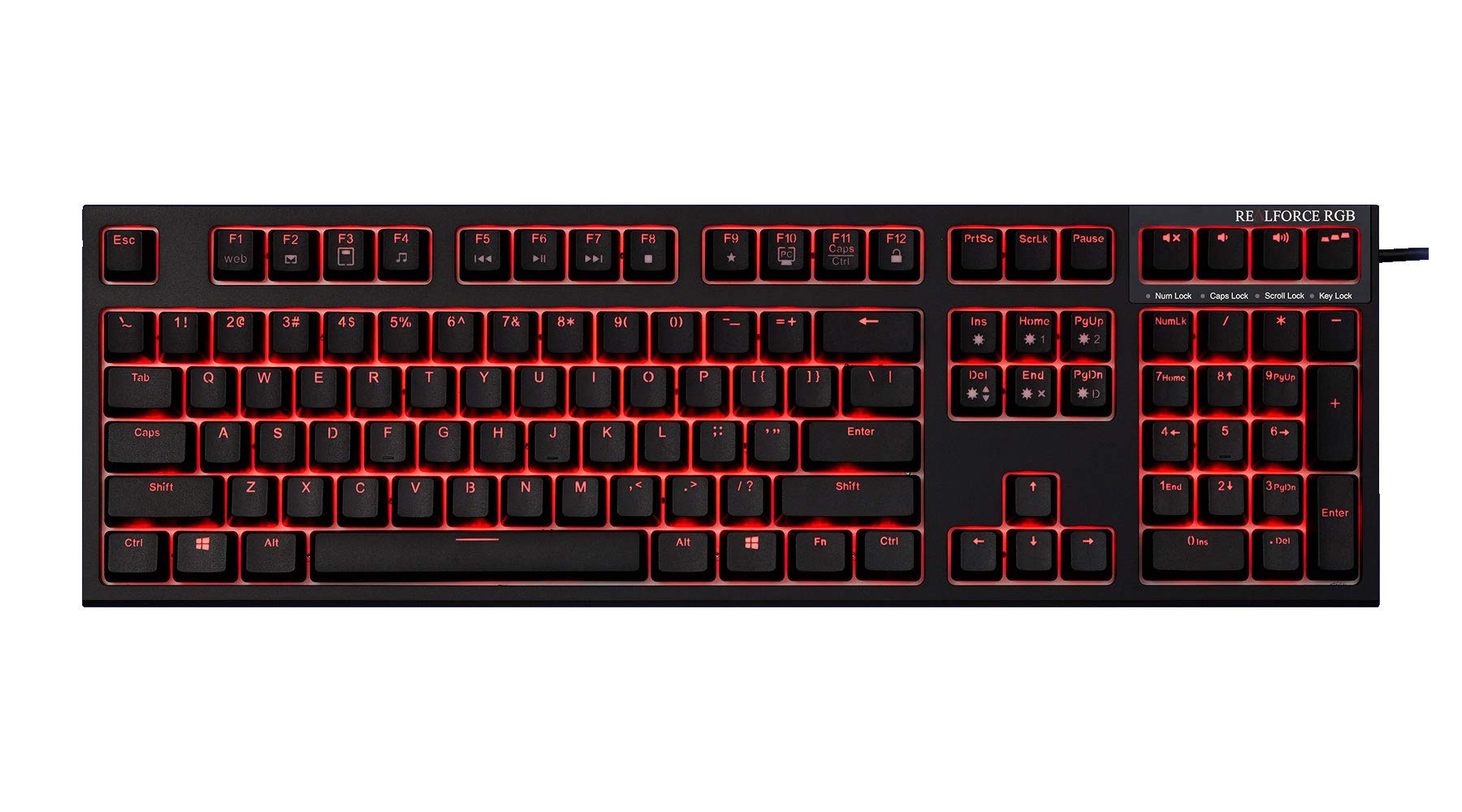 Amazon.co.jp: R2A-JP4G-BK REALFORCE ゲーミングフルキーボード 日本