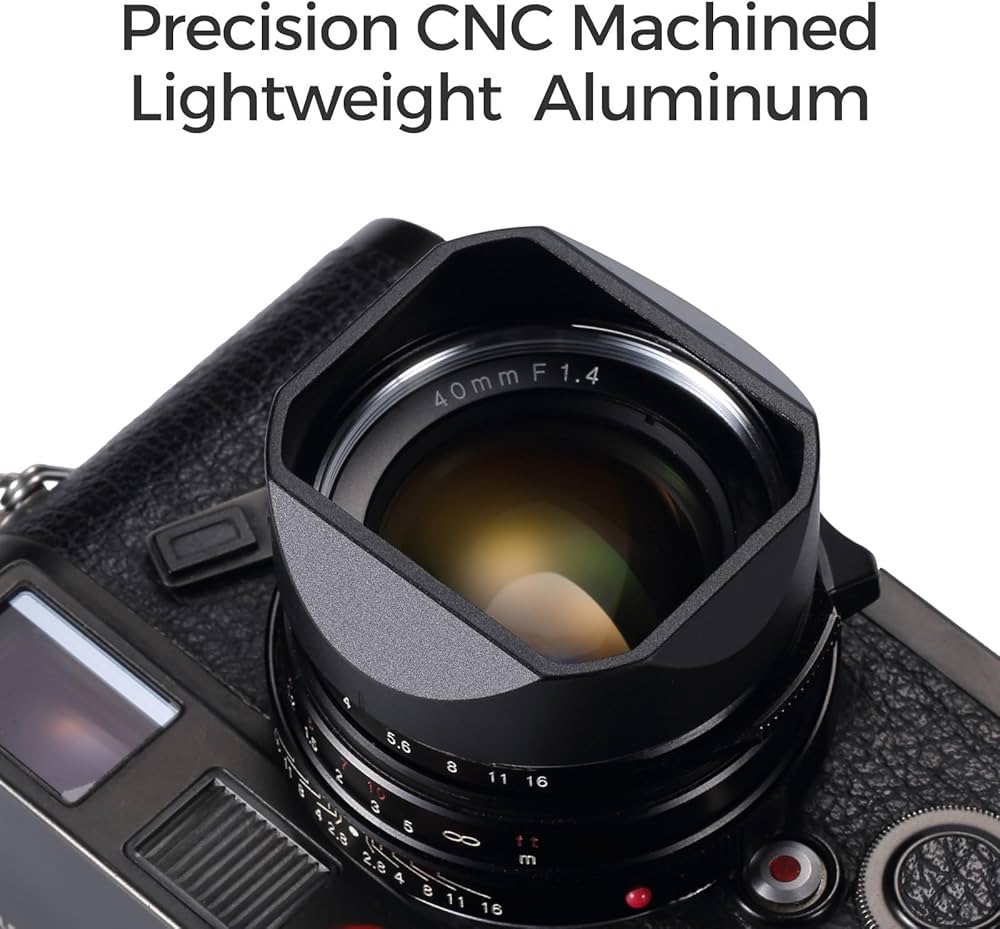 Amazon | メタルスクエアレンズフード(カバー付き)Voigtlander NOKTON