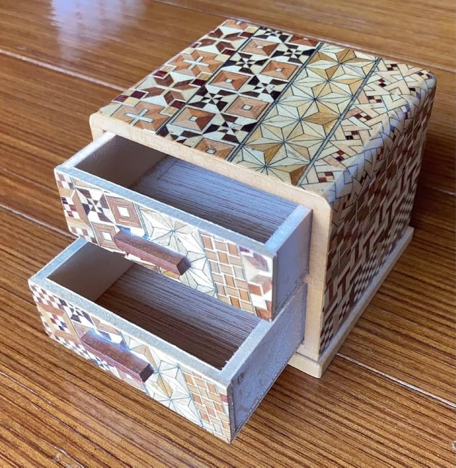 Amazon.co.jp: 箱根寄木細工 伝統的工芸品 ミニ引き出し 木箱 : おもちゃ