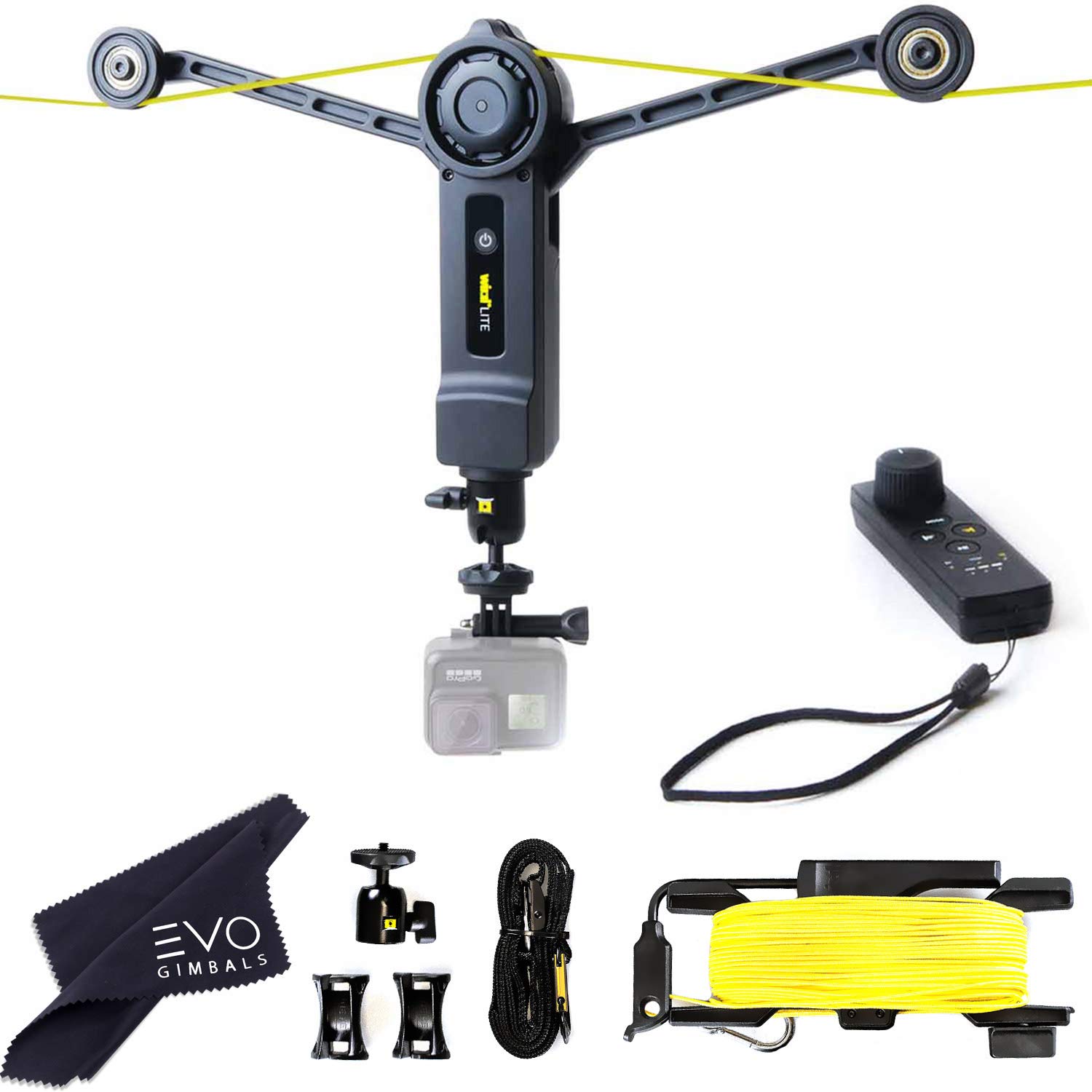 Amazon.com : Wiral LITE Cable Cam with Remote for Action Cameras