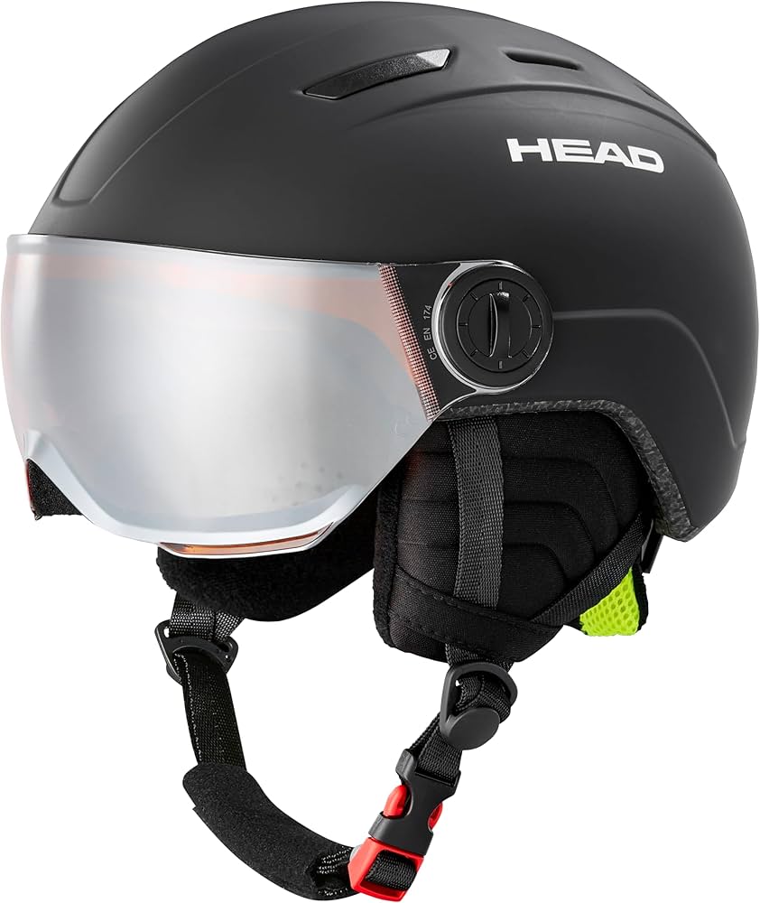 Amazon | head ヘッド キッズ ヘルメット バイザー付き メガネ対応