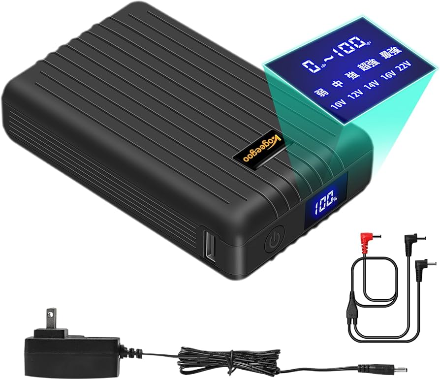 Amazon.co.jp: バッテリー セット 22V バートル用 AC08-1 AC08-2 AC370