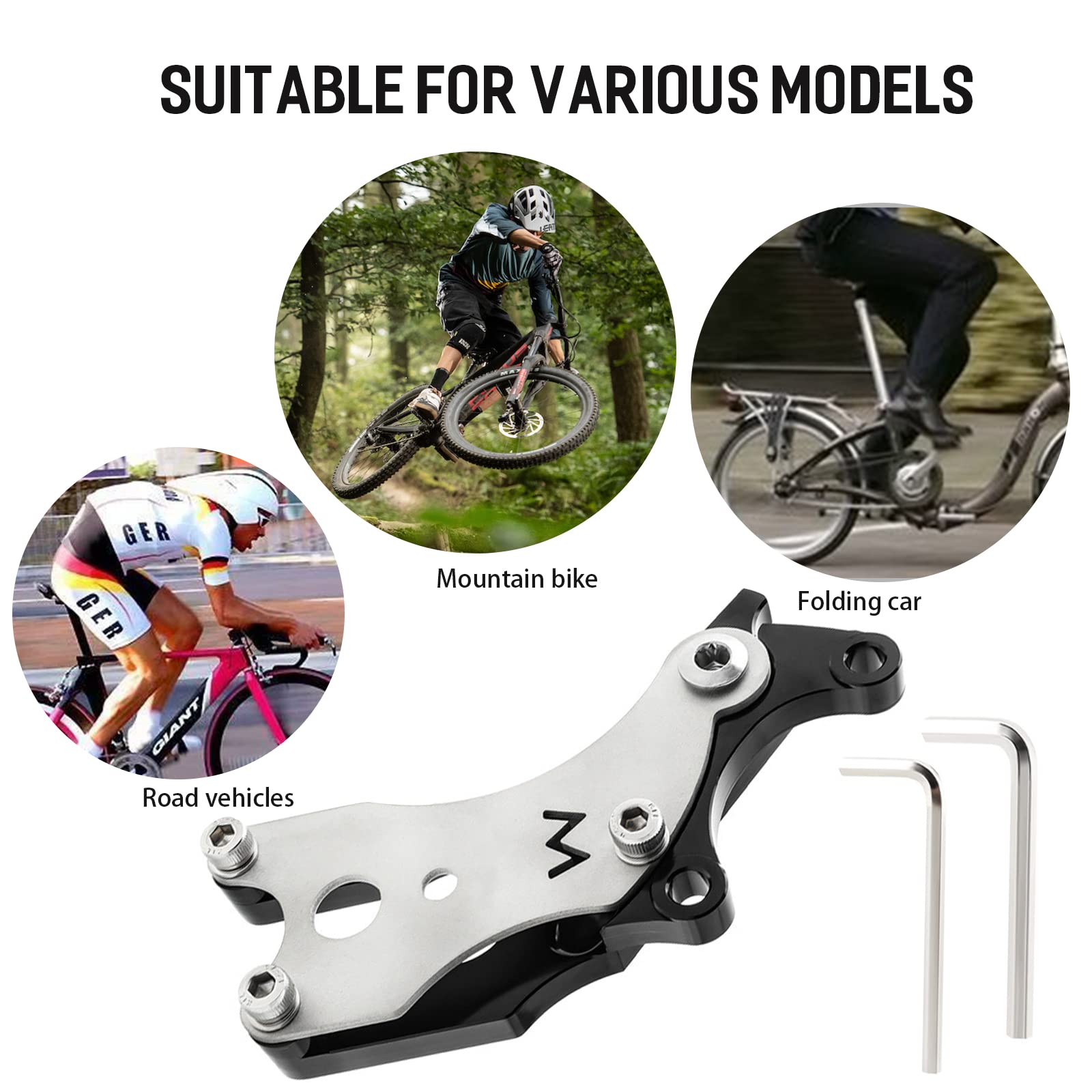 Amazon | kingsea ディスクブレーキアダプター 高耐久 アルミニウム