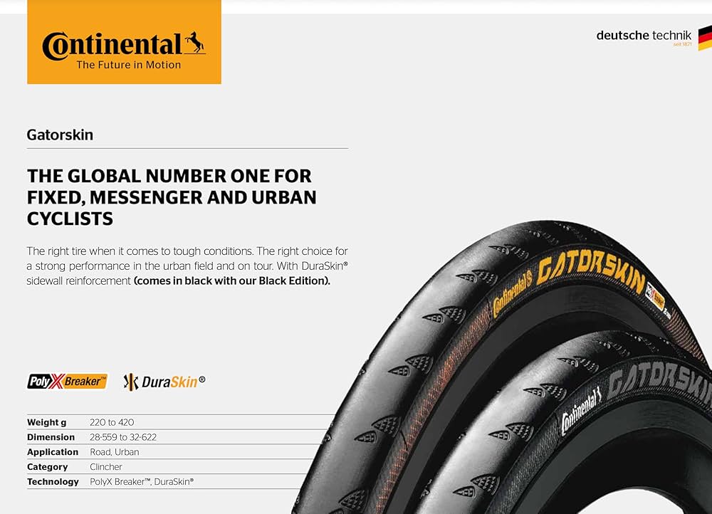 Amazon.com : Continental GatorSkin Urban Specialty Bicycle Tire