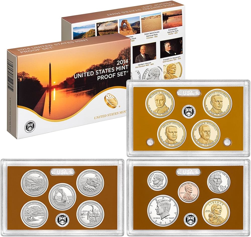 2014 S US Mint Proof Set OGP at Amazon's Collectible Coins Store