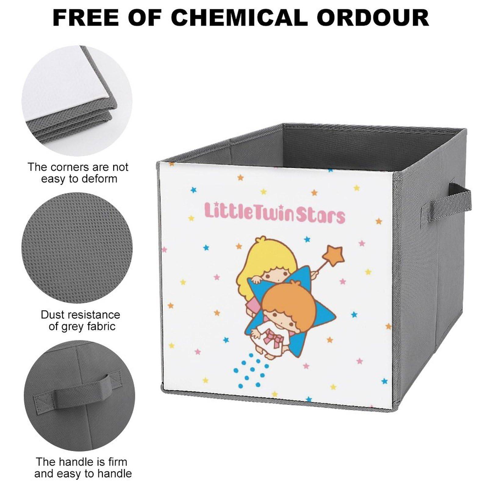 Amazon｜リトルツインスターズ キキララ収納ボックス 収納ケース 整理