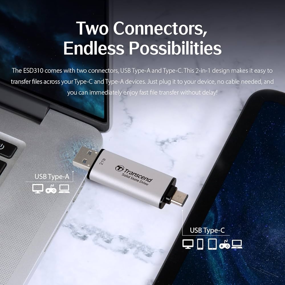 Amazon | トランセンドジャパン トランセンド ポータブルSSD 1TB 高速