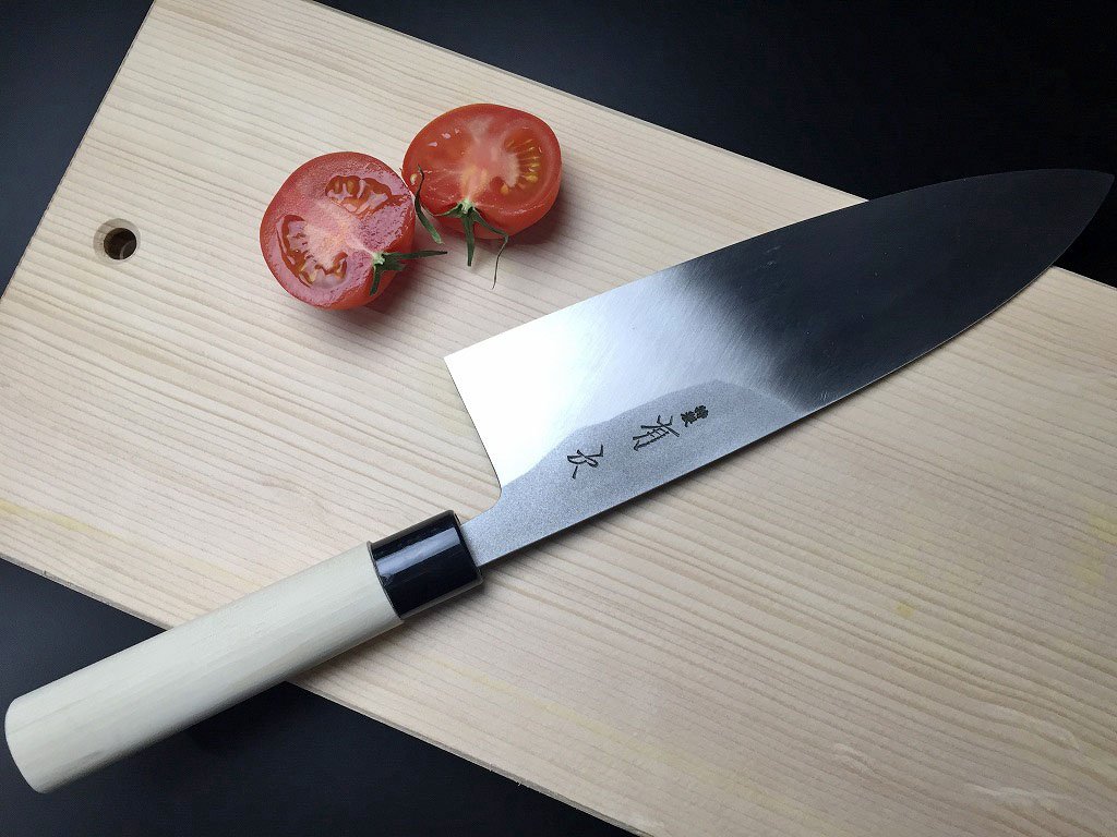 Amazon | 有次 包丁 薄出刃 240 mm 白鋼3 築地 ARITSUGU 柄 名入れ