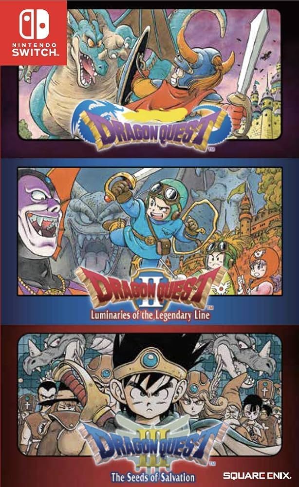 Dragon Quest 1+2+3 Collection - Nintendo Switch [Region Free