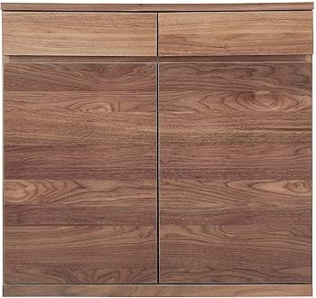 Amazon.co.jp : 無印良品 木製キャビネット・木扉・ウォールナット材