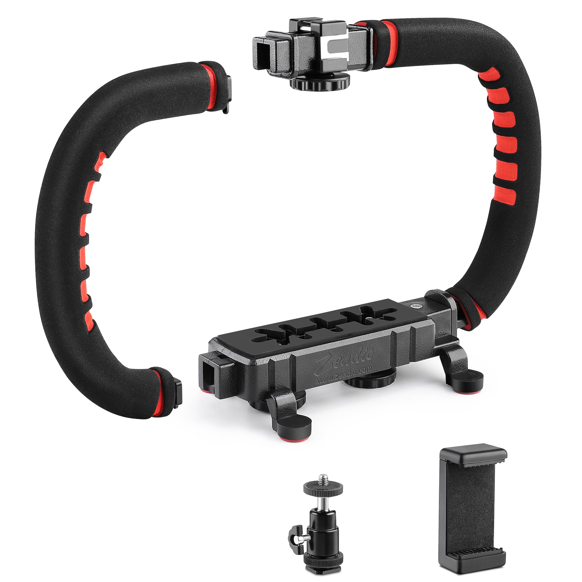 Amazon.co.jp: Zeadio カメラ付きスマートフォンスタビライザー