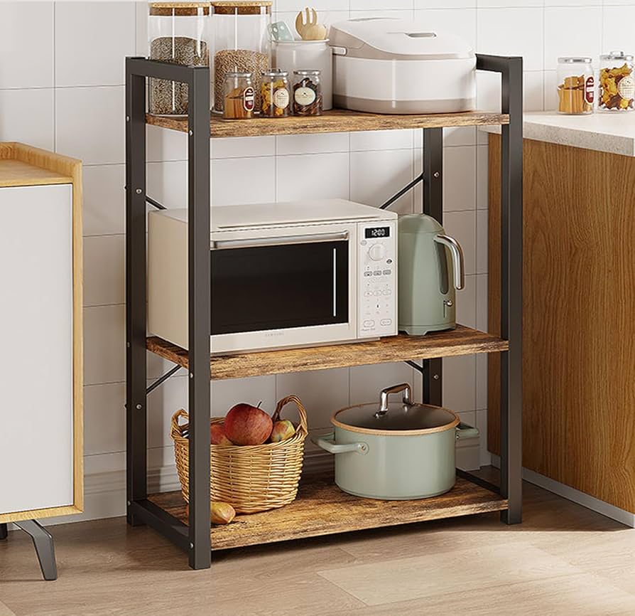 Amazon.co.jp: キッチンラック3段 : ホーム＆キッチン